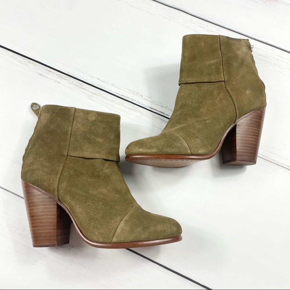 Rag & Bone Classic Newbury Suede Leather Ankle Booties